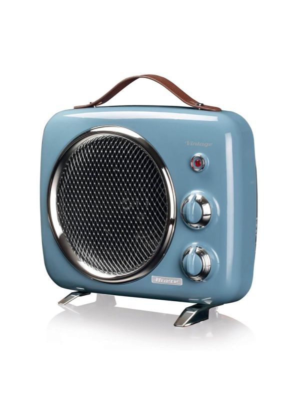 ARIETE VINTAGE CELESTE (0808/05) – TERMOVENTILATORE 2000W – CALDO/FREDDO